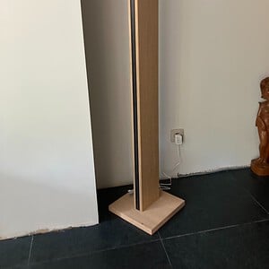 eikenhout vloer led lamp