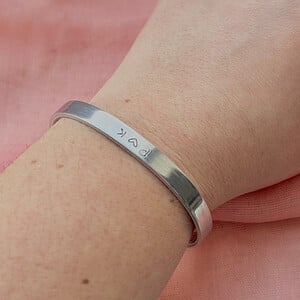 Gepersonaliseerde Armband | Tekst, Initialen & Datum | Handgemaakt Cadeau