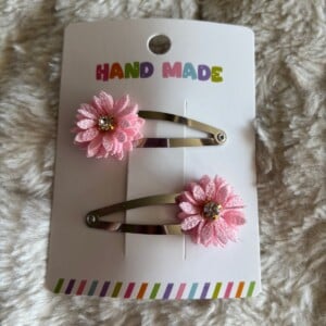 Haarspeldjes met bloemetjes