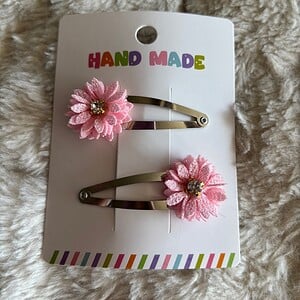 Haarspeldjes met bloemetjes