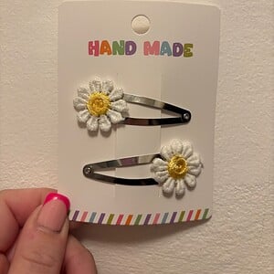 Haarspeldjes met madeliefjes