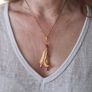 Handgemaakt juweel  - Statement sieraad - speciaal geschenk voor haar - artisanale hanger - unieke halsketting - "Togetherness"