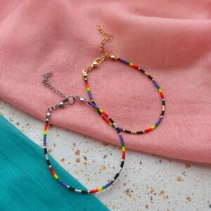 Handgemaakte Pride armband | Regenboog Miyuki kralen