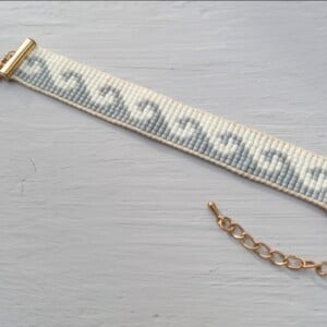 Handgeweven Miyuki kralenarmband waves