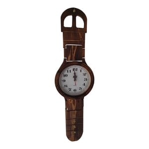 Handmade Moroccan Wooden Clock | Functional Wall & Table Clock | Unique Wooden Timepiece | Vintage Home Decor Gift