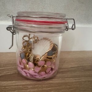 Jewelry Jar – Handgemaakte Stainless Steel Sieraden | Verrassingspot met Gouden Sieraden