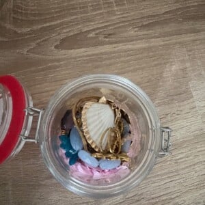 Jewelry Jar – Handgemaakte Stainless Steel Sieraden | Verrassingspot met Gouden Sieraden