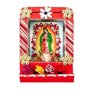 Kitsch Kitchen altaar Folclorico mini rood