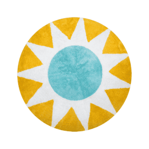 Kitsch Kitchen badmat soleil rond geel