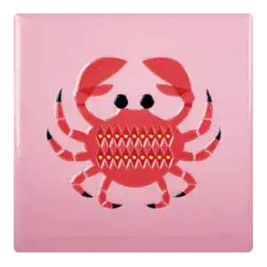 Kitsch Kitchen tegeltje Sealife krab