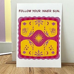 Kunstprint a4 kleurrijk