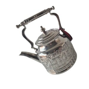Moroccan Silver Brass Teapot Handmade, Traditional Mint Tea Pot, Moroccan Kitchen Decor, Vintage Boho Tea Gift, Unique Gift for Her