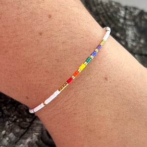 Regenboog Pride armband