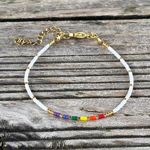 Regenboog Pride armband