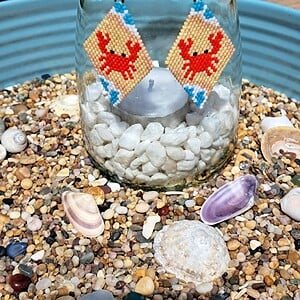 Seaside Sentinel - kralenoorbellen
