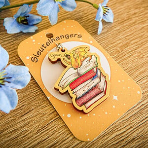 Sleutelhanger boek draak