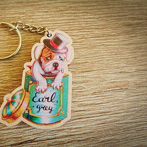 Sleutelhanger earl grey tea hound