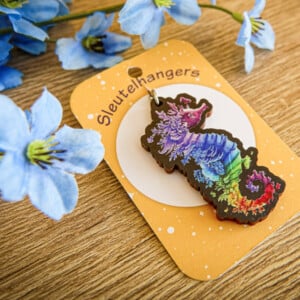 Sleutelhanger Regenboog zeepaard