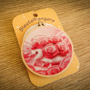 Sleutelhanger rozen egel