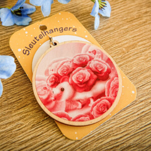 Sleutelhanger rozen egel