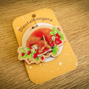 Sleutelhanger Vos aardbeien