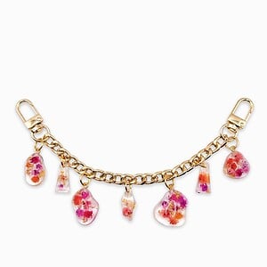 Tassenhanger (Bagchain) met Echte Bloemen uit Utrecht (The Blossom Chapter)