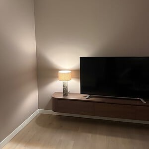 Unieke handgemaakte lampvoet - bruin