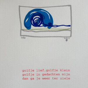 Zeefdruk / Golfje lief