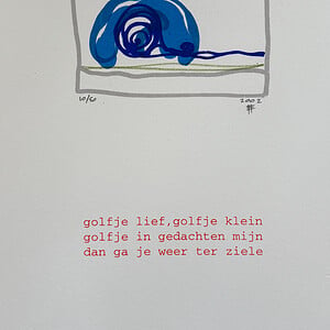 Zeefdruk / Golfje lief