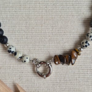 Zilveren ketting met boeisluiting | Earth