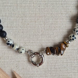 Zilveren ketting met boeisluiting | Earth