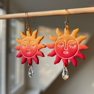 Zon oorbellen