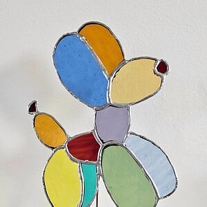Ballonnenhond. Glas in Lood/Tiffany