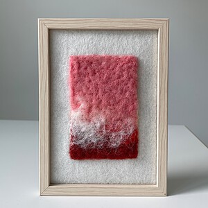 Coral X - unieke handgemaakte wanddecoratie in wol
