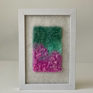 Coral XI - unieke handgemaakte wanddecoratie in wol