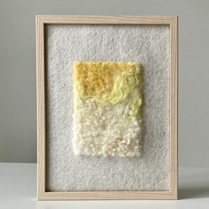 Coral XII - unieke handgemaakte wanddecoratie in wol