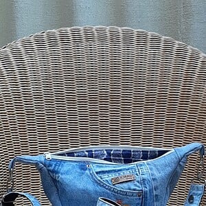 Denim slingbag / crossbodybag licht