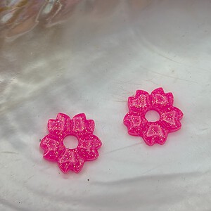 Epoxy hangers voor creolen - kersenbloesem - meerdere varianten beschikbaar