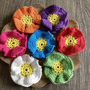 Gehaakte bloemetjes