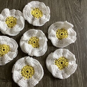 Gehaakte margrietjes