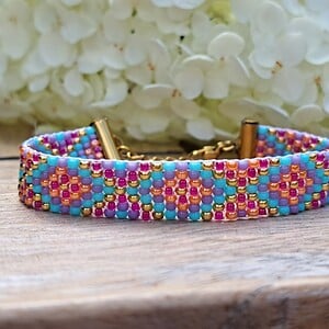 Geweven Miyuki Armband | Ocean Breeze