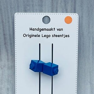 Haar elastiekjes 4daagse Nijmegen 💙💗💚🧡 2 steentjes 1x1