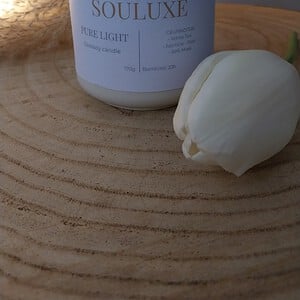 Handgemaakte cocosoy kaars - PURE LIGHT