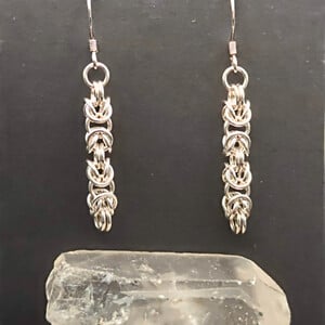Handgemaakte Zilveren Byzantine 'Knot' Oorbellen