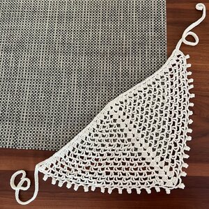Heupdoek / bandana crème