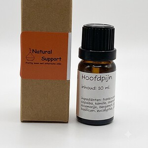 Hoofdpijn, etherische olie 10 ml olie voor de geurbrander