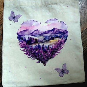 Lavendeltas canvas