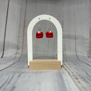 LEGO oorbellen Formule helmpjes - Rood