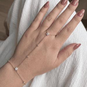 Luna Hand Chain – RVS – Goud/Zilver