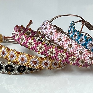 Macrame enkelbandjes